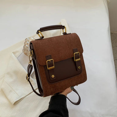 Small Vintage Corduroy Backpack - More than a backpack