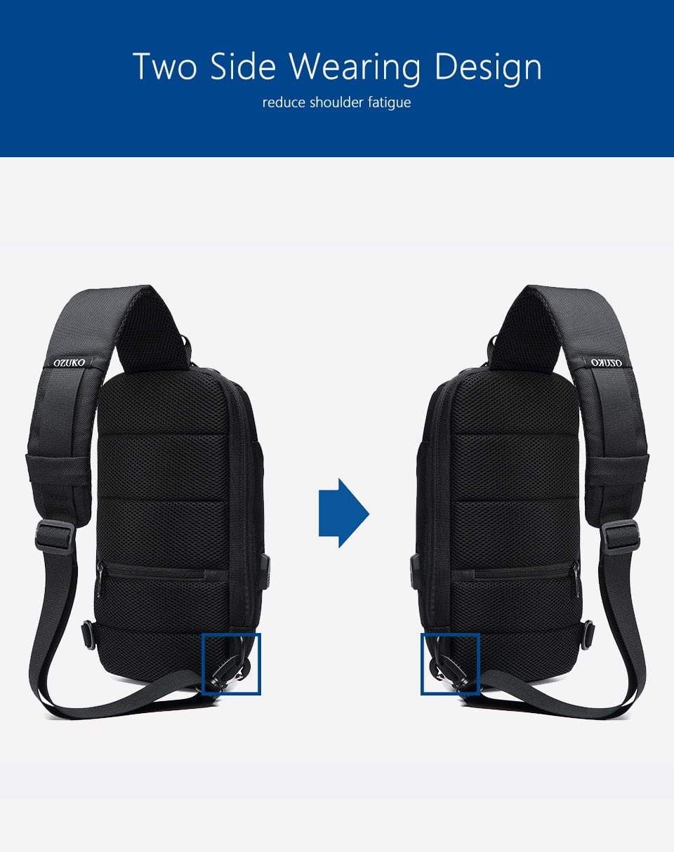 Anti-theft Waterproof Crossbody Backpack - More than a backpack
