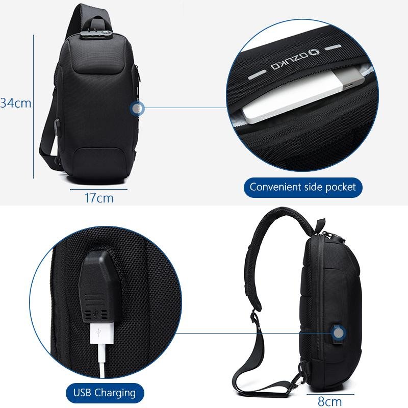 Anti-theft Waterproof Crossbody Backpack - More than a backpack