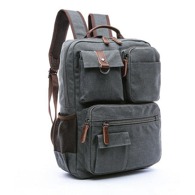 Large Canvas Laptop Backpack - More than a backpack