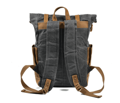 Military Roll-top Canvas Backpack - More than a backpack