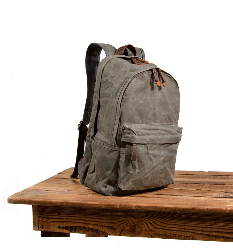 Retro Wax Canvas Backpack - More than a backpack