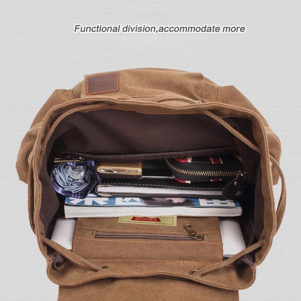 Rugged Vintage Canvas Backpack - More than a backpack