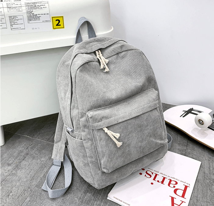 'The Corduroy' - Striped Corduroy Backpack - More than a backpack