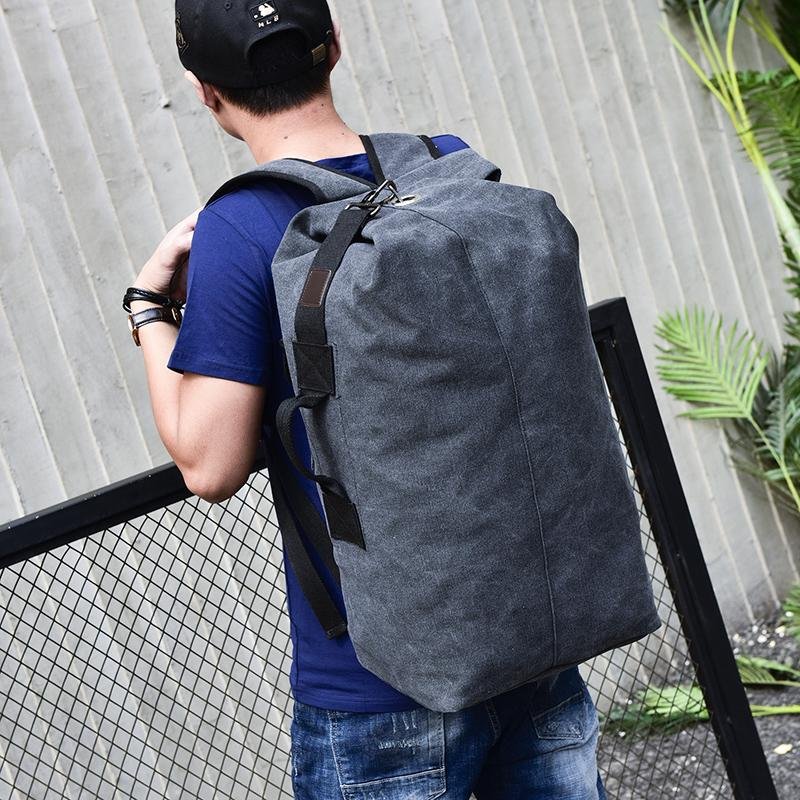 'The Military' - Canvas Duffel Backpack - More than a backpack
