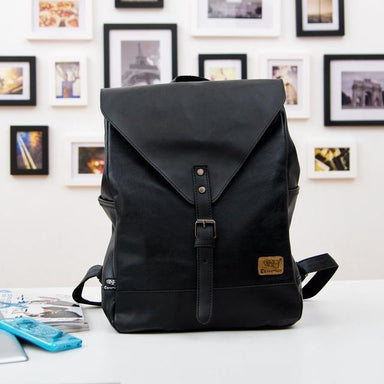 'The Vintage Traveler' - Faux Leather Backpack - More than a backpack