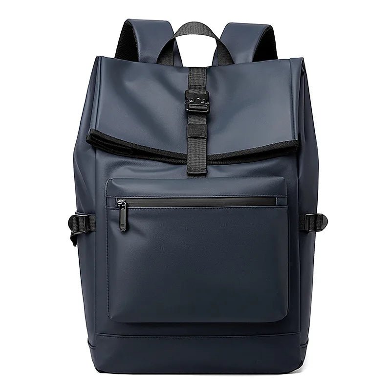 rains mens backpack 17-Inch Urban Men's Waterproof Backpack, Dark Blue