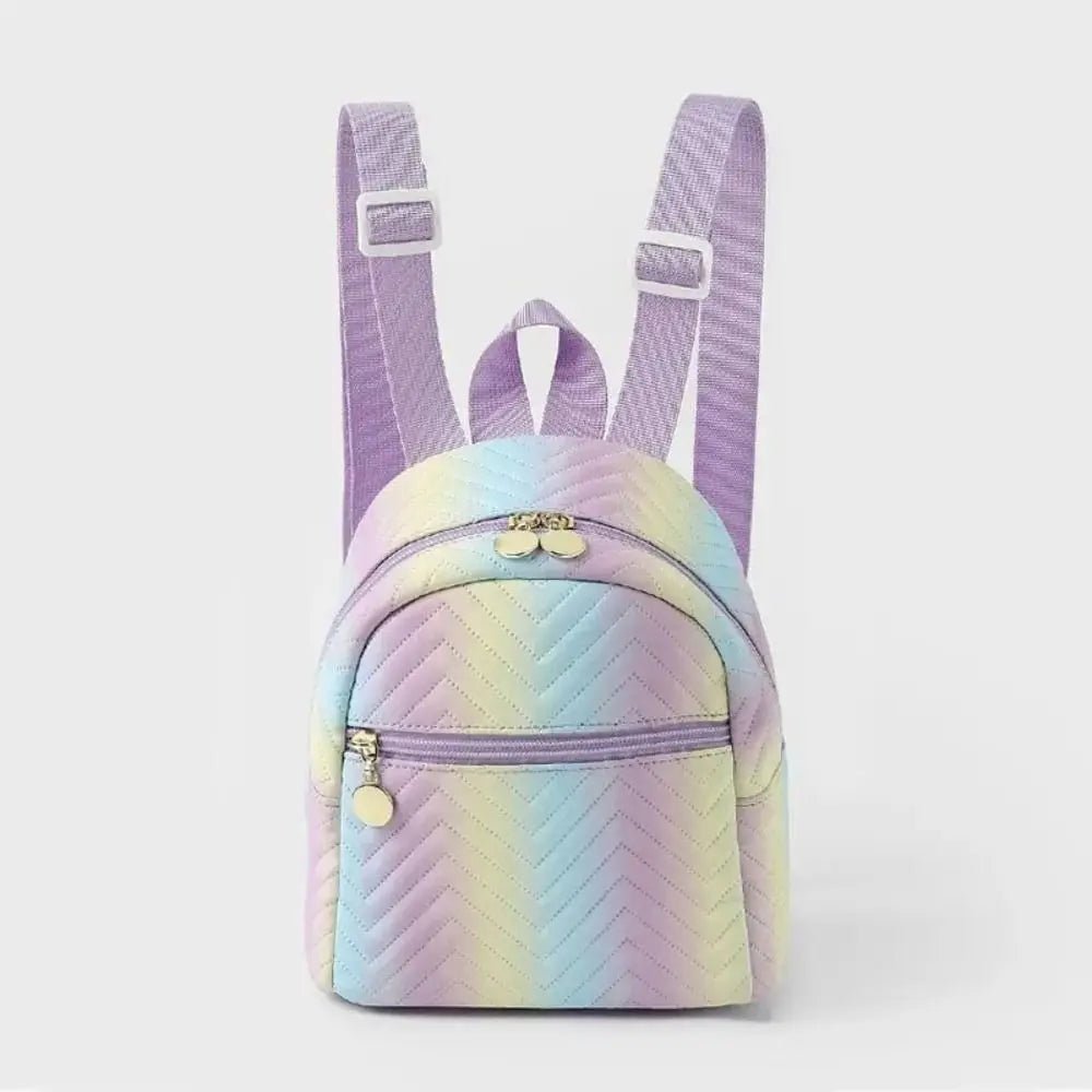 Rainbow Dreams Mini Faux Leather Backpack - More than a backpack