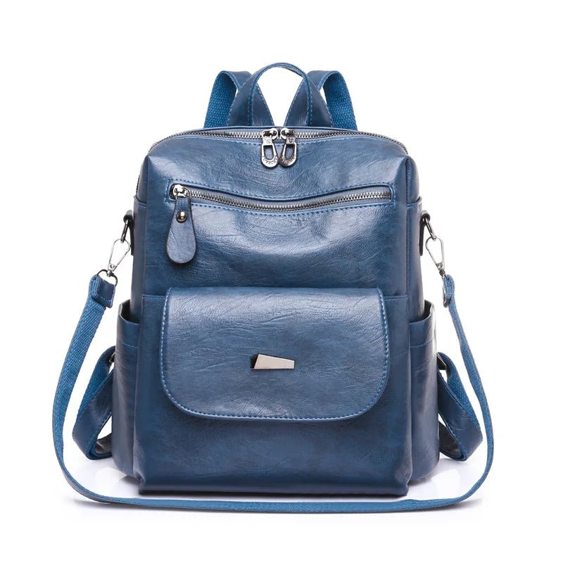 Vintage Women’s Faux Leather Backpack - More than a backpack