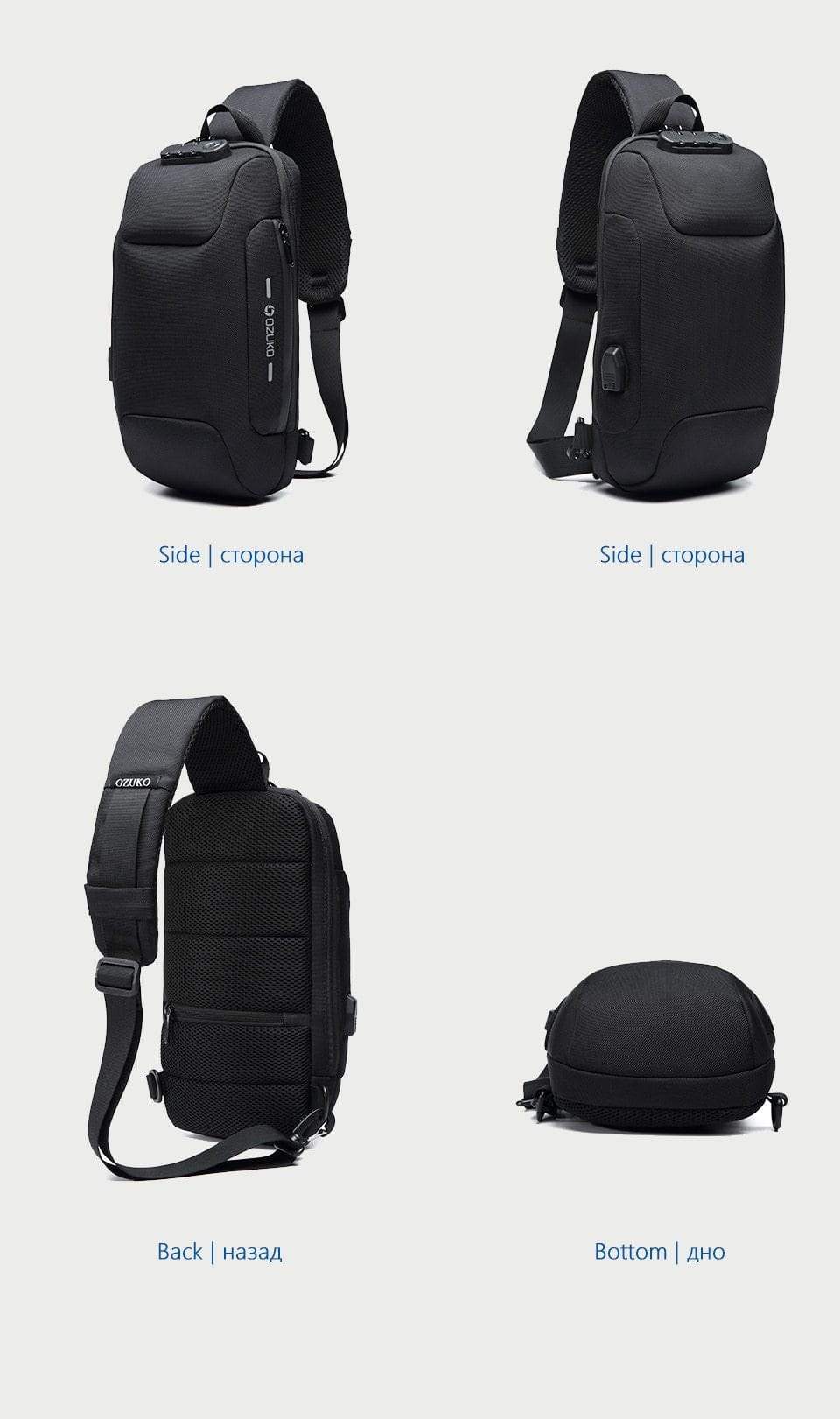 Anti-theft Waterproof Crossbody Backpack - More than a backpack