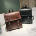 Faux Leather Mochila Satchel Backpack - More than a backpack