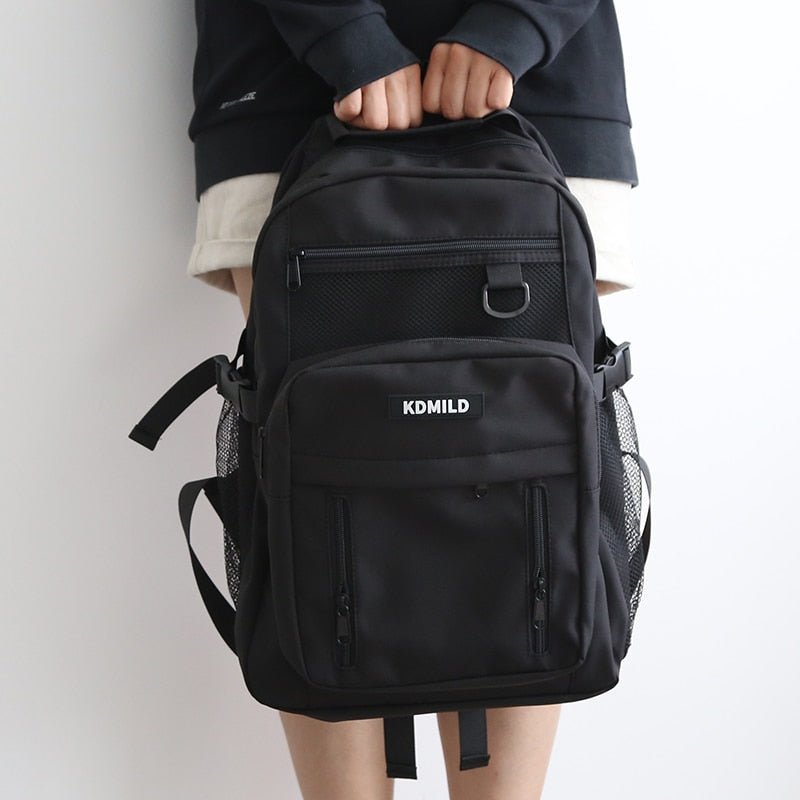 【BAON】Koreni side pocket backpack Korean Front Pocket Backpack — More than a backpack