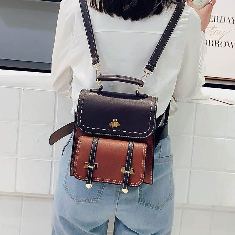 Dark Brown Leather Small Backpack/soft Leather Backpack Women/japan Small Backpack  Purse for Women/small Leather Vintage Backpack for Her - Etsy