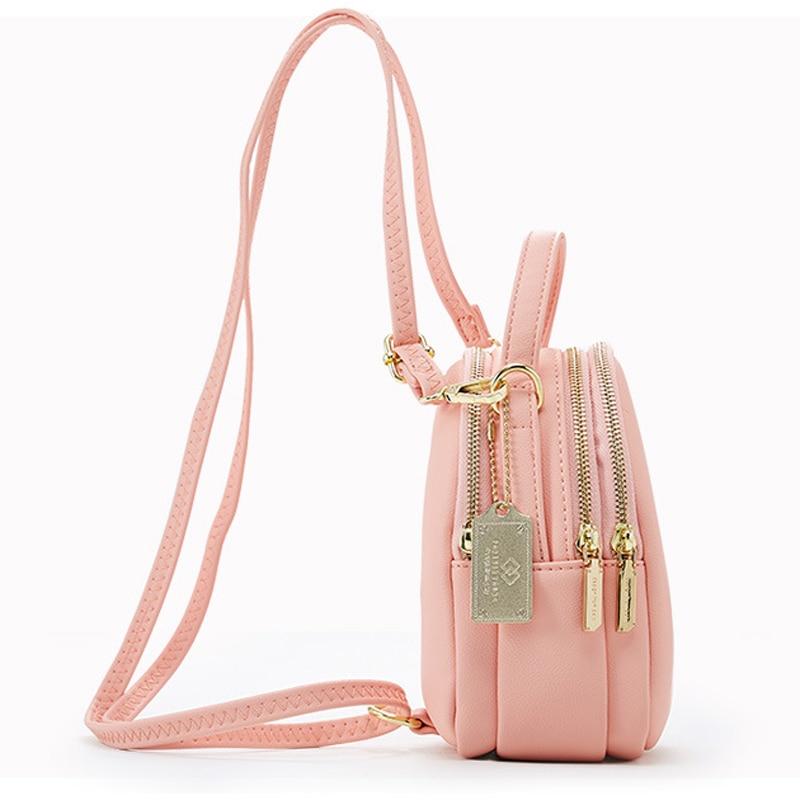 Women Backpack with Purse Bag Female PU Leather Embossing High