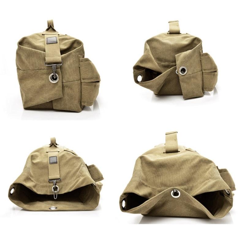 Luxe MASCULINE Duffle Bag Convertible Backpack Rugged Military
