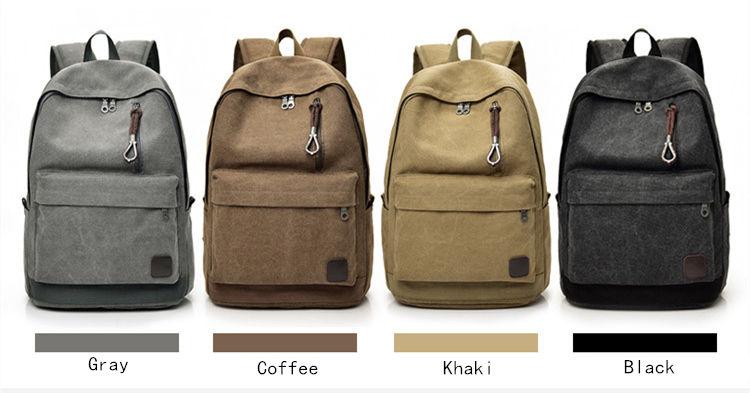 Unisex High Quality Vintage Everyday Canvas Backpack — More than a backpack