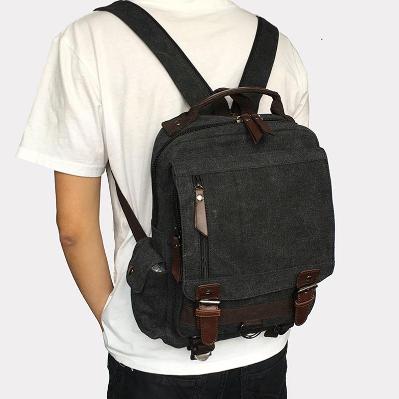 backpack and crossbody travel Small Vintage Travel Crossbody/Backpack — More than a backpack