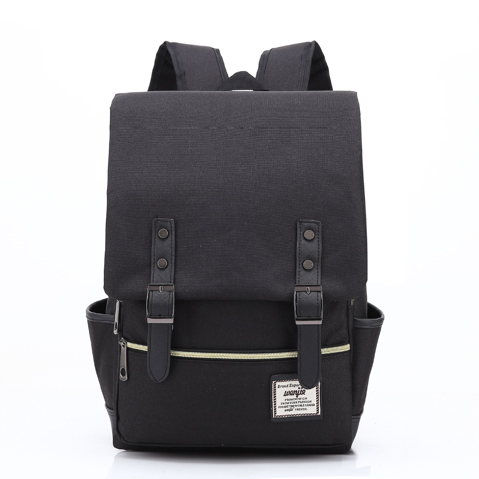 best vintage style laptop backpacks Men's Vintage Oxford Travel Laptop Backpack, Dark Gray / 14 inch