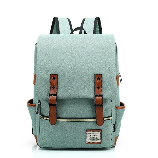 Vintage Oxford Travel Laptop Backpack